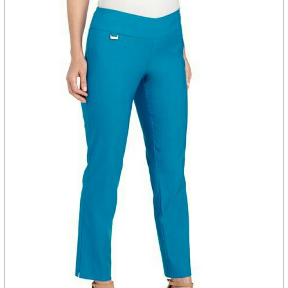 Ava Ankle Pants,  size 10 Azure color